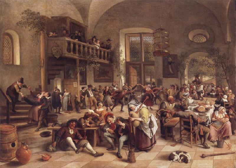 Jan Steen Interior of an inn